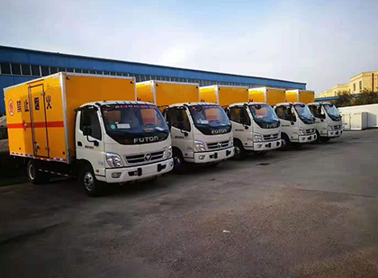 延长爆破器材运输车